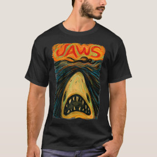 Jaws Scream Portret Premium T-shirt