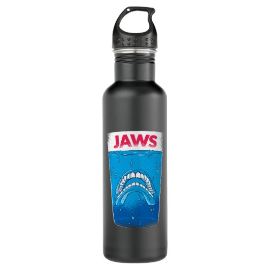 Jaws zijn gelukkig waterfles  (Voorkant)