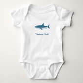 Jawsome Man Shark Romper (Voorkant)