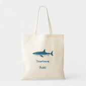 Jawsome Man Shark Tote Bag (Voorkant)