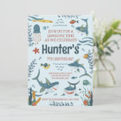 Jawsome Shark ThRapport Elke Leeftijd Kaart (Staand voorkant)