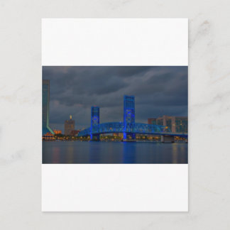 jax blue bridge HDR. Briefkaart