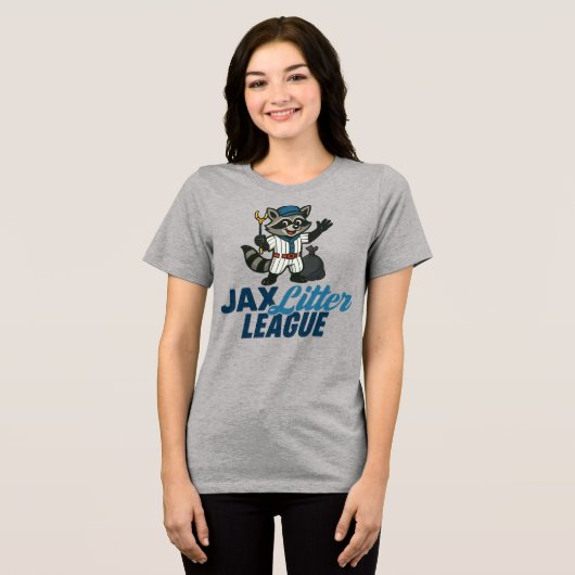 Jax Litter League Tri-Blend Shirt (Voorkant volledig)