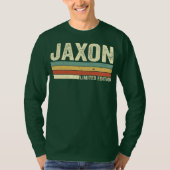 Jaxon Gift Name Personalized Funny Retro  T-shirt (Voorkant)