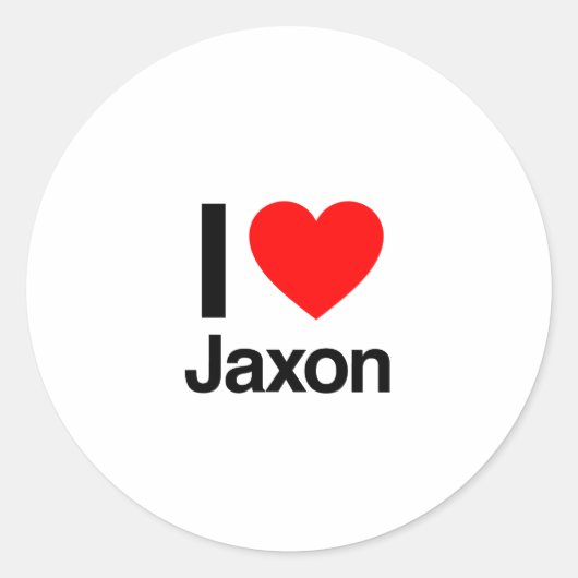 jaxon ronde sticker (Voorkant)