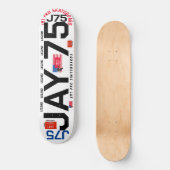JAY 75 JMT 8 Pont de Skateboard 1/4" (Recto)
