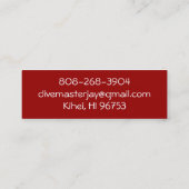 Jay Card Mini Visitekaartje (Achterkant)