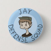 Jay Defense Squad Button (Voorkant)