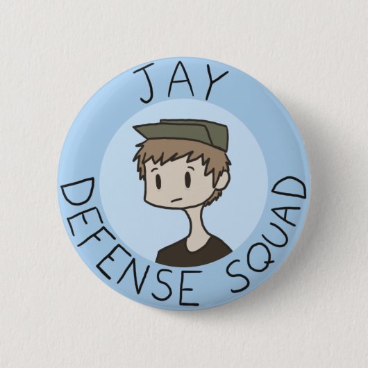 Jay Defense Squad Button (Voorkant)