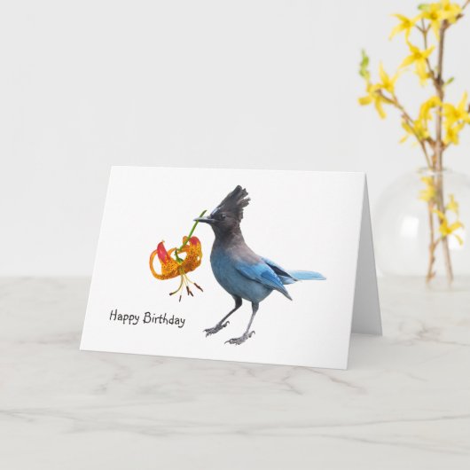 Jay FlowerBirthday Kaart (Gele Bloem)