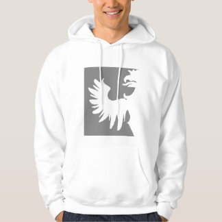 Jay Niani - Center Logo cut out Griffin - Grey Hoodie