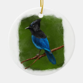 Jay-Ornament van Stellar Keramisch Ornament