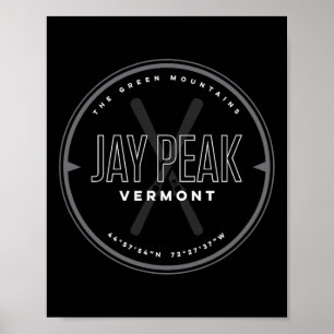 Jay Peak Vermont Ski Poster