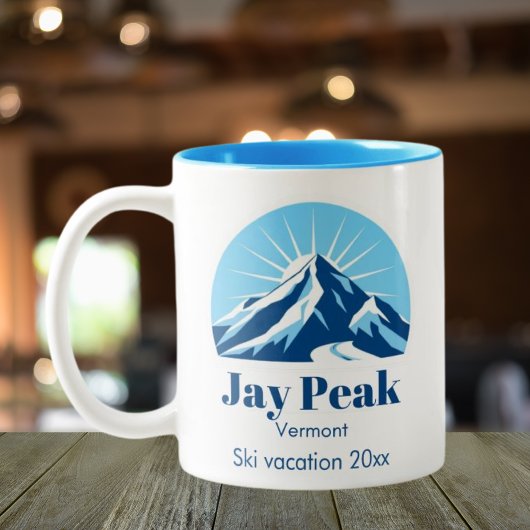 Jay Peak Vermont USA koffiekopje mok