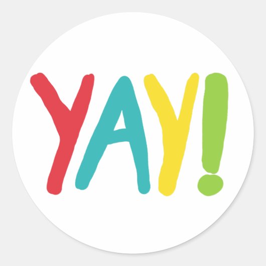 Jay! Ronde Sticker (Voorkant)