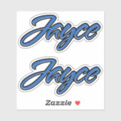 Jayce Name blue Aufkleber Sticker Stickerset (Vel)