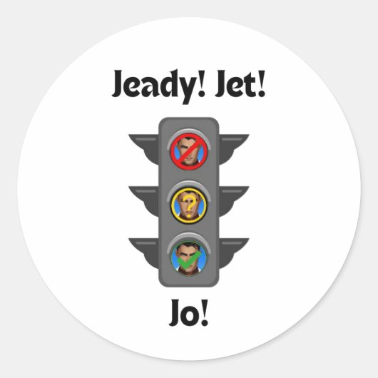 Jayce Stoplight Sticker (Voorkant)