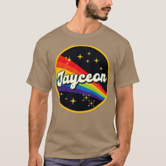 Jayceon regenboog in ruimte  stijl t-shirt