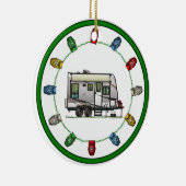 Jayco Trailer RV happy camper Keramisch Ornament (Rechts)