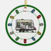 Jayco Trailer RV happy camper Keramisch Ornament (Voorkant)