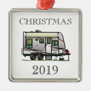 Jayco Trailer RV happy camper Metalen Ornament