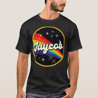 Jaycob regenboog in ruimte  stijl t-shirt