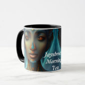 Jayshree's Morning Tea Gepersonaliseerd  Mok (Voorkant links)