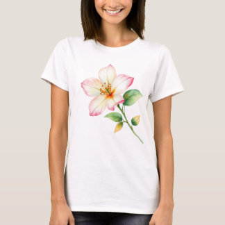 jazmine flower t-shirt