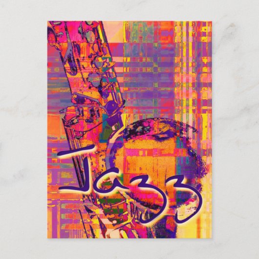 Jazz13 Briefkaart (Voorkant)