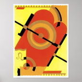 Jazz Age Art Deco Abstract Poster (Voorkant)