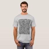 Jazz Alto Saxohphonisten T-Shirt (Voorkant volledig)