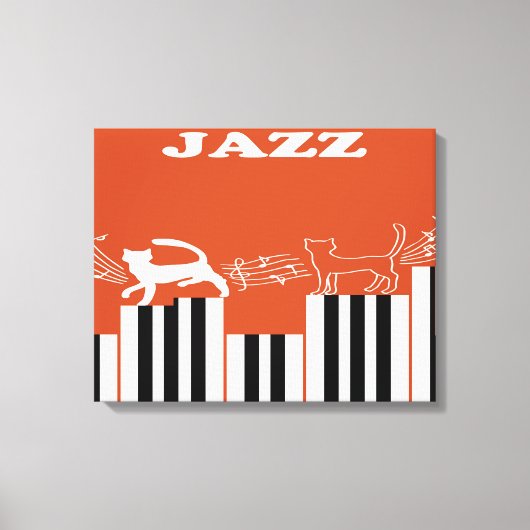 Jazz Art Canvas Afdruk (Voorkant)