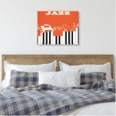 Jazz Art Canvas Afdruk (Insitu (Slaapkamer))