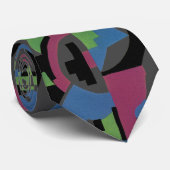 Jazz Art Deco Stropdas (Opgerold)