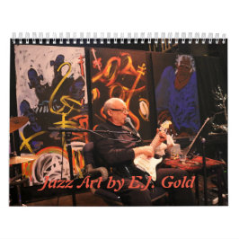 Jazz Art van E.J. Gold Kalender