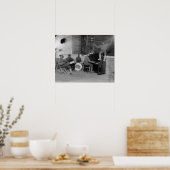 Jazz Band, 1918.  foto Poster (Keuken)