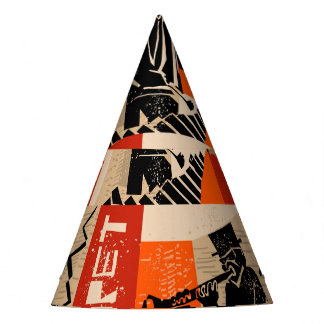 Jazz Band Cool Vintage Poster Feesthoedjes