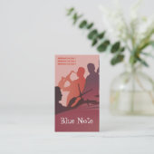 Jazz-band de modèle de carte de visite (Debout devant)