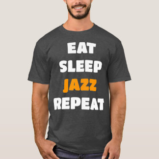 Jazz band musici en jazz muziekliefhebbers t-shirt