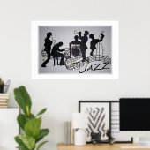 Jazz Band Poster (Thuiskantoor)
