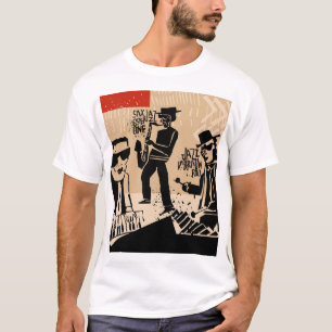  Jazz Band Poster: Cool Design T-shirt