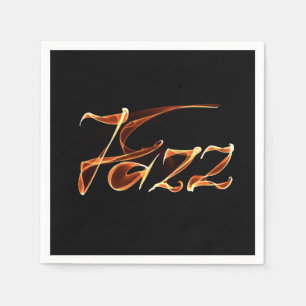 Jazz-brandteken Servetten