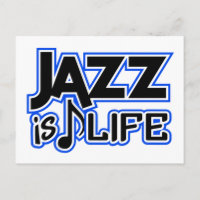 Jazz briefkaart