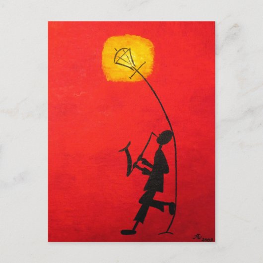 Jazz Briefkaart (Voorkant)