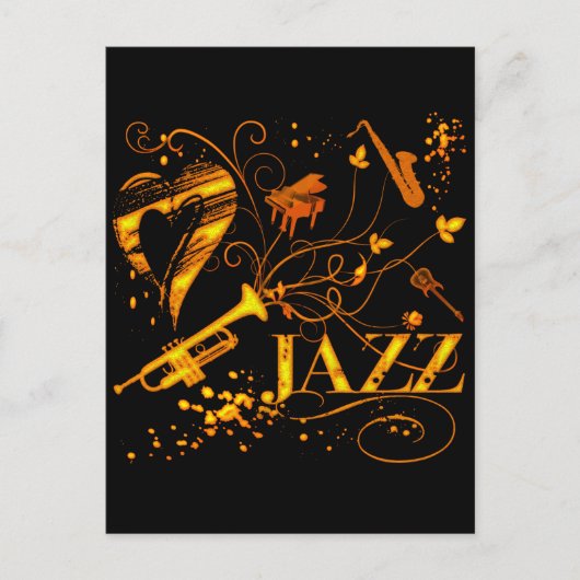 JAZZ BRIEFKAART (Voorkant)