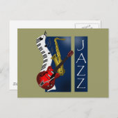 Jazz Briefkaart (Voorkant / Achterkant)
