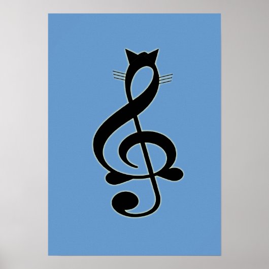 Jazz Cat Poster (Voorkant)