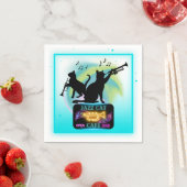 Jazz Cats | Trompet papieren servetten (Insitu)