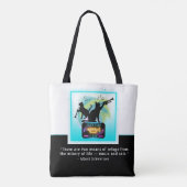 Jazz Cats | Trompet | Schweitzer Quote Tas (Achterkant)