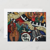 Jazz City Briefkaart (Voorkant / Achterkant)